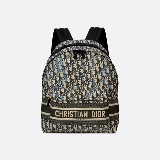9a+ quality dior travel dior oblique jacquard backpack